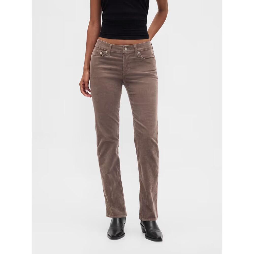 Gap High Rise Corduroy '90s Straight Pants, size 33 short